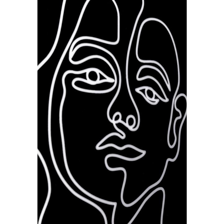 Image du produit Kare Design Gerahmtes Bild Faccia Arte Woman 60x80cm (60 x 80 cm)