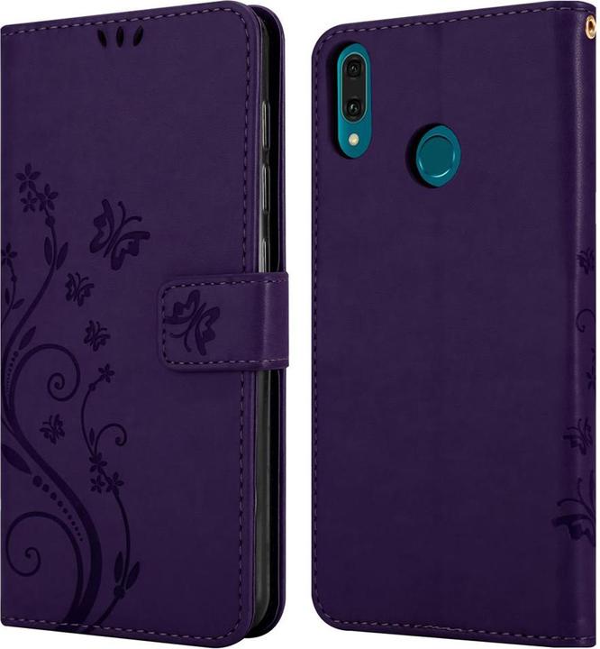 Produktbild Cadorabo Flower Book Cover (Huawei Y9 (2019))
