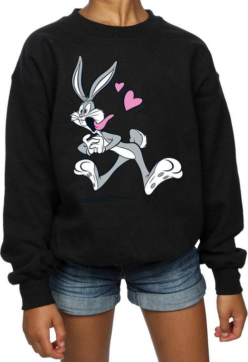 Actual product image Looney Tunes Girls Bugs Bunny In Love Sweatshirt (128)