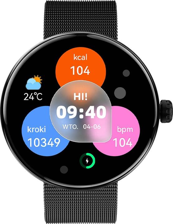 Produktbild Forever Smartwatch Forevive 5 SB-365 schwarz