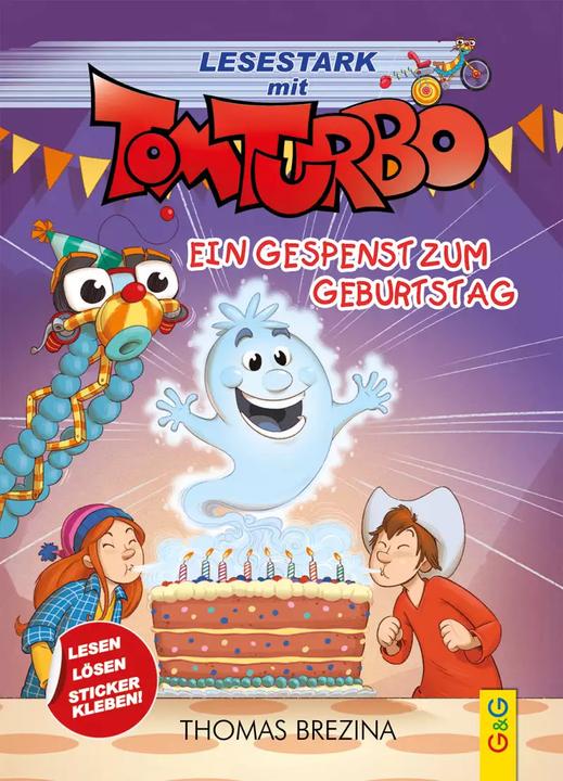 Immagine prodotto Tom Turbo - Lesestark - Ein Gespenst zum Geburtstag (Tedesco, Tommaso Brezina, 2022)