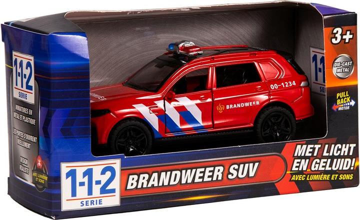 Productafbeelding Van der Meulen 112 Brandweerauto SUV 1:36 Met Licht+Geluid