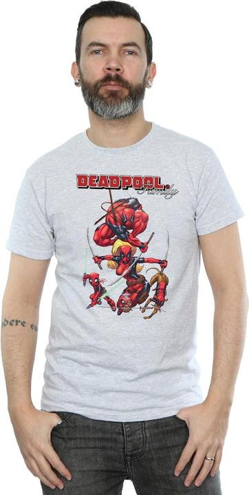 Actual product image Mens Deadpool Family T-Shirt (3XL)
