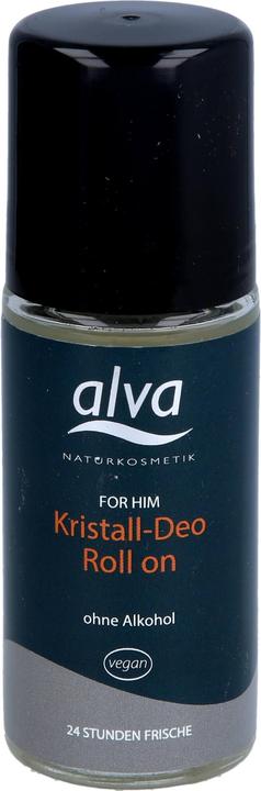 Alva Naturkosmetik Crystal Deo Roll On For Him (Roll-on, 50 ml)