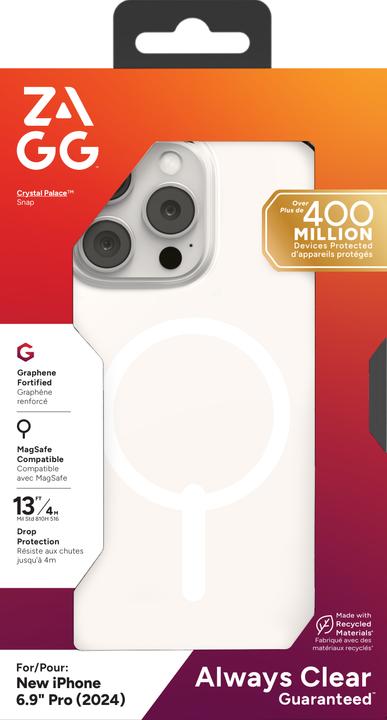 Actual product image Zagg Crystal Palace Snap (Apple iPhone 16 Pro Max)