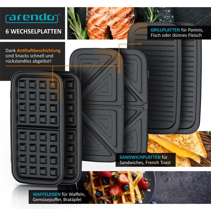 Produktbild Arendo Sandwichmaker