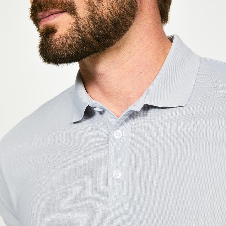 Immagine prodotto Inesis Polo da golf a maniche corte da uomo - WW500 grigio perla (L)
