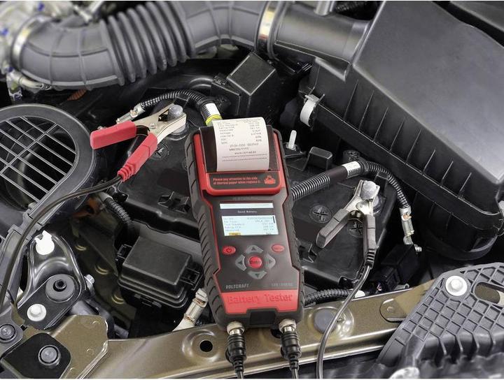 Actual product image Voltcraft VC-BT12/24-Print car battery tester 12 V, 24V battery test 243mm x 110mm x 59mm