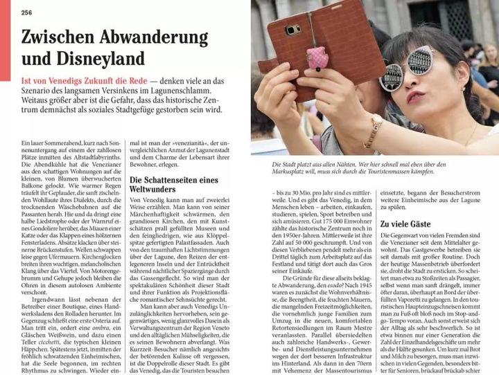 Actual product image Reise-Taschenbuch Venedig (German, Walter M. white, 2023)