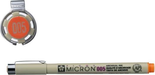 Produktbild Sakura Fineliner PIGMA MICRON 005, orange (Orange)