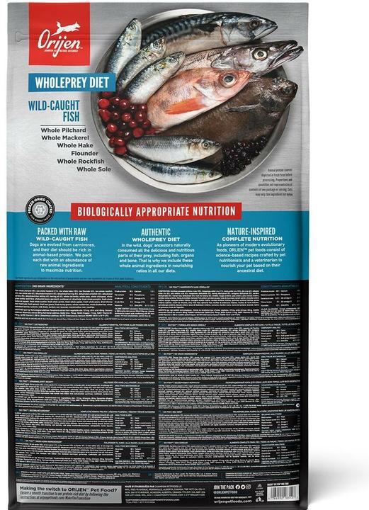 Produktbild Orijen Six Fish (Adult, 1 Stk., 11400 g)