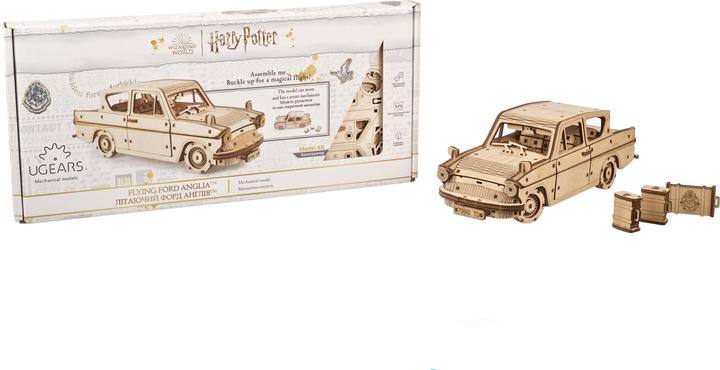 Actual product image Ugears Flying Ford Anglia