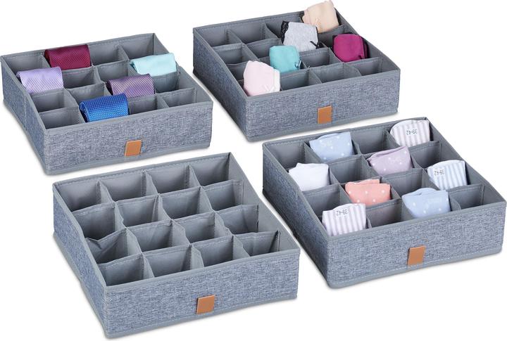 Produktbild Relaxdays Unterwäsche-Organizer (29 x 29 x 9 cm, 7.57 l)