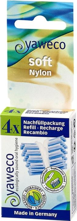 Yaweco Têtes interchangeables 4 pièces nylon souple (Souple, 4 x)