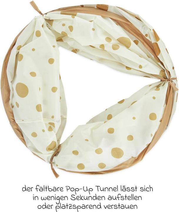 Image du produit Bieco Pop up Tunnel de jeu Dots