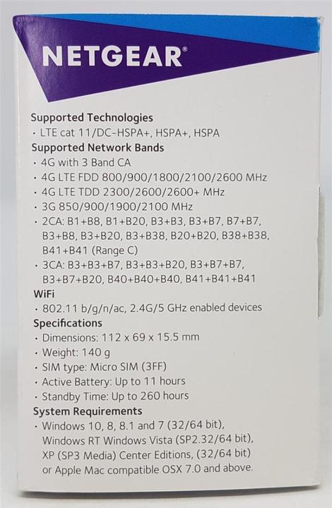 Actual product image Netgear AirCard 810
