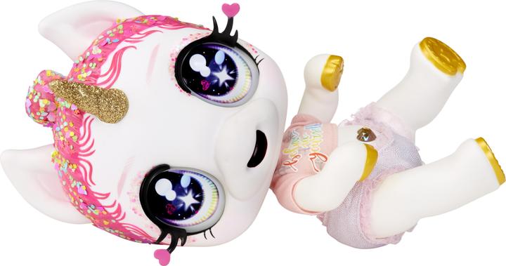 Actual product image MGA Glitter Babyz Unicorn Doll-White Rainbow
