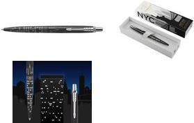 Immagine prodotto Parker Pen Parker Jotter SE New York City Penna a sfera M (Nero/argento, 1 x)