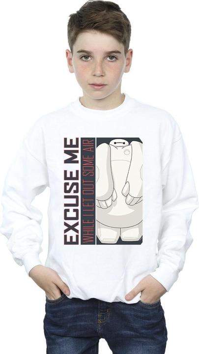 Actual product image Disney Boys Big Hero 6 Baymax Excuse Me Some Air Sweatshirt (152, 158)
