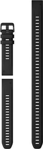 Garmin Smartwatch Acc, Descent Mk2s, 20 mm bracelet en silicone noir QuickFit (20 mm, Silicone)