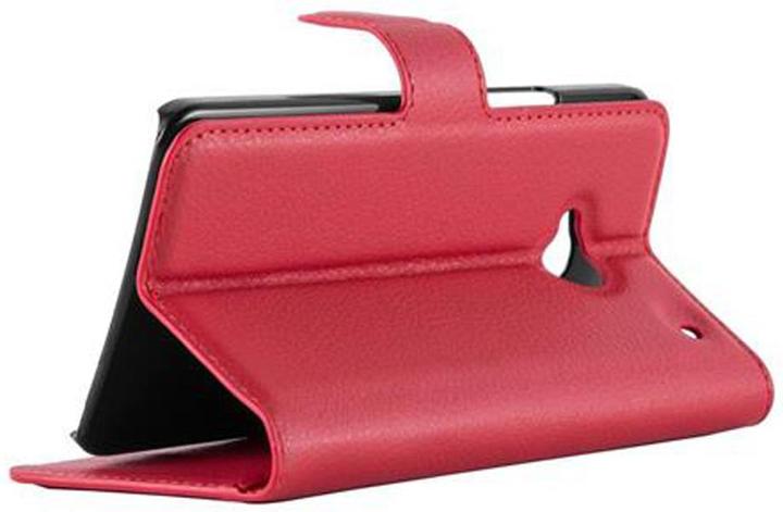 Actual product image Cadorabo Book with stand function cover (HTC One M7)