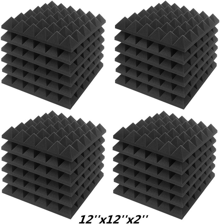 Jber Panneaux en mousse acoustique (24 pcs)