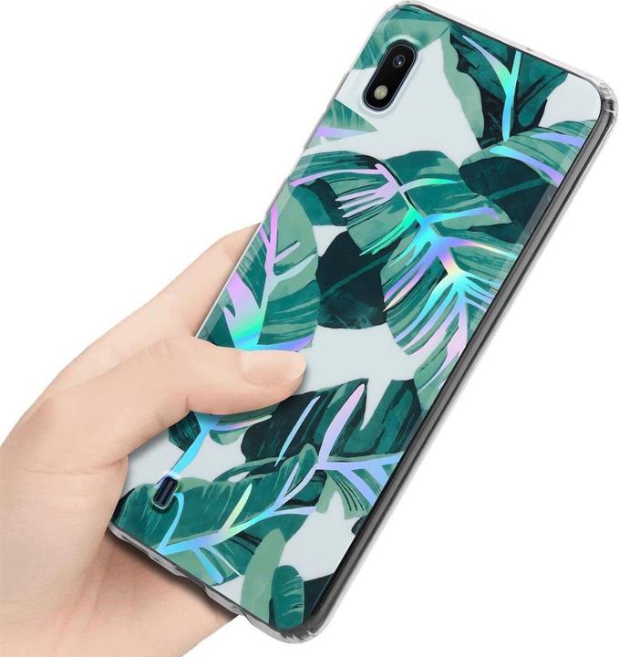 Produktbild Cadorabo IMD TPU Bunte Blumen & Blätter Cover (Samsung Galaxy A10, HTC One M10)