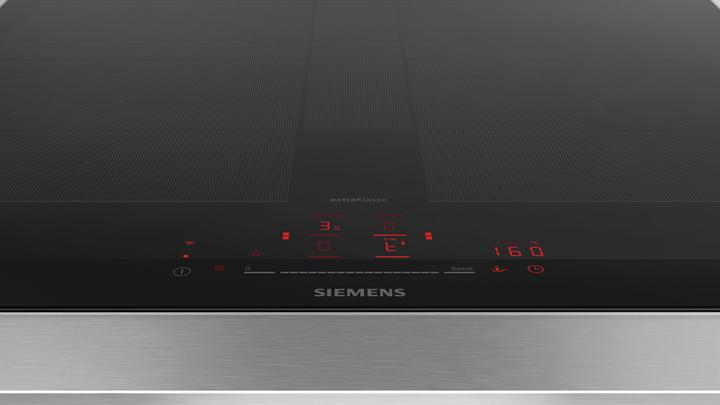 Image du produit Siemens iQ700, Table de cuisson à induction, 60 cm, Noir, Avec cadre en pose libre, EX675HYC1M
