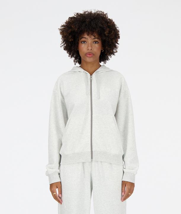 Actual product image New Balance W French Terry Full Zip Hoodie (XL)