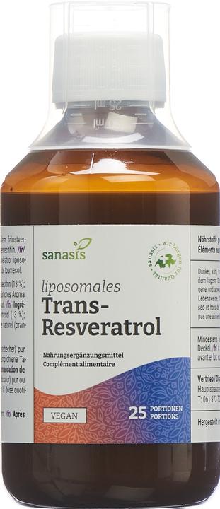 Produktbild Sanasis Trans-Resveratrol Liposomal (250ml) (1 Stück, Flüssigkeit, 500 g)