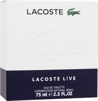 Actual product image Lacoste L!ive EDT - 75ml (Eau de toilette, 75 ml)
