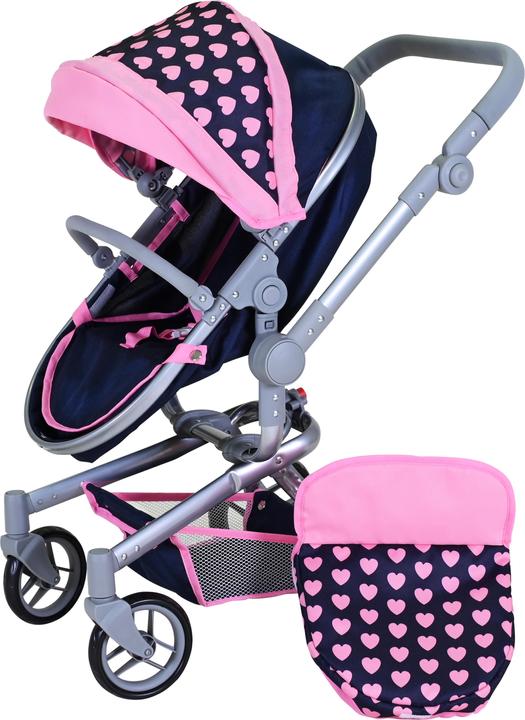 Produktbild Knorrtoys Puppenwagen Boonk - "Pink Hearts"