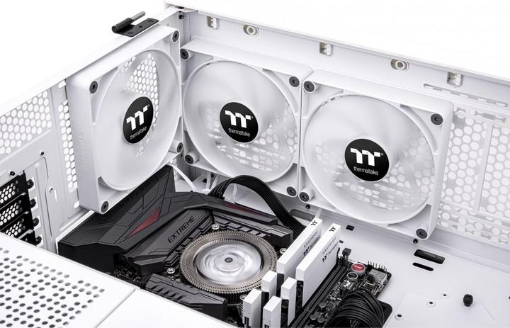 Image du produit Thermaltake TT CT120 Ventilateur PC Blanc 2 Pack CL-F151-PL12WT-A (120 mm, 2 x)