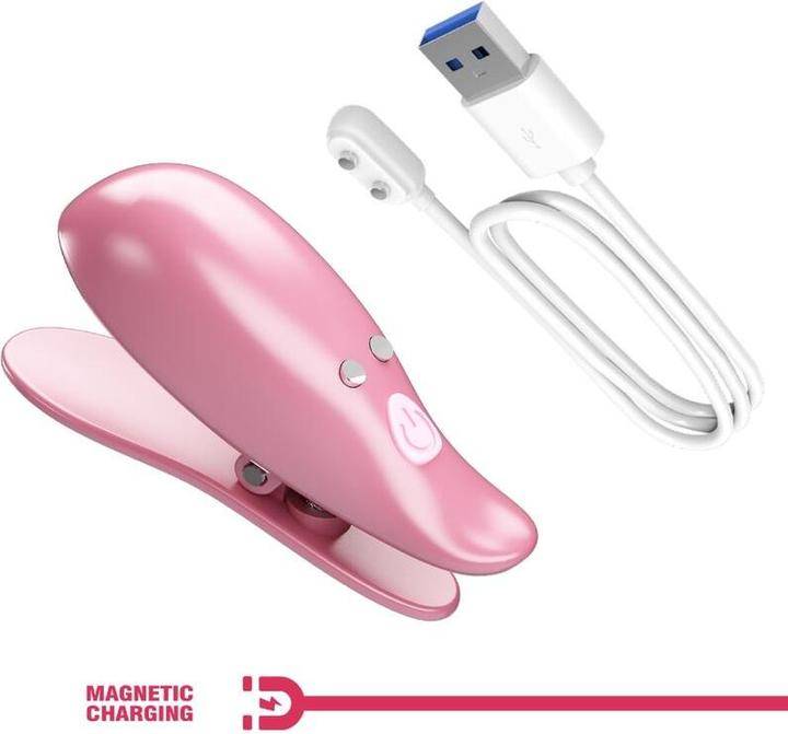 Produktbild Pretty Love - Cailey Nippelklemmen 10 Vibrationen Fernbedienung Rosa