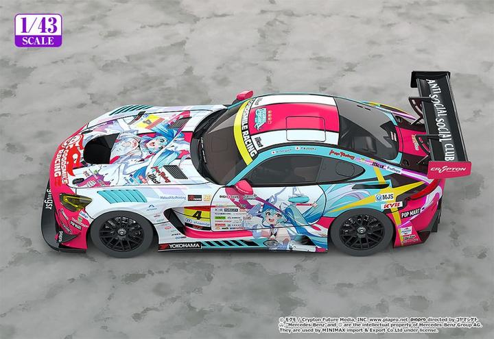 Produktbild Good Smile Company Hatsune Miku GT Project Fahrzeug 1/43 Hatsune Miku AMG 2024 Season Opening Ver. 11 cm