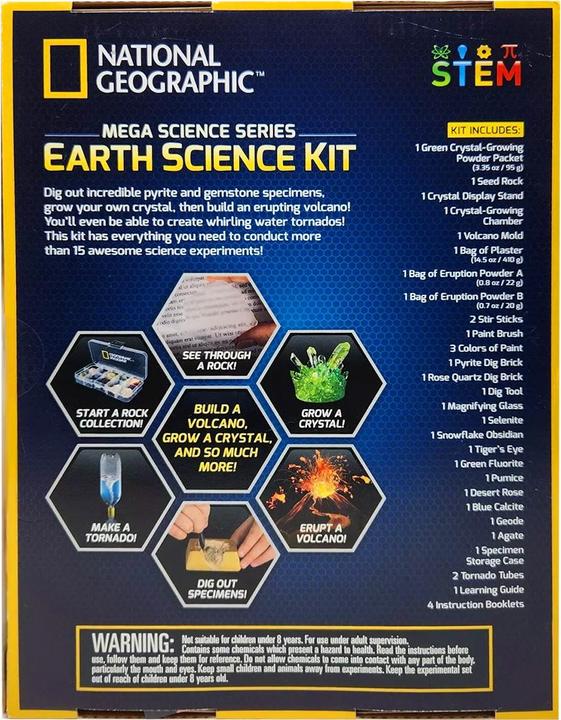 Image du produit National Geographic Mega Earth Science Kit play set