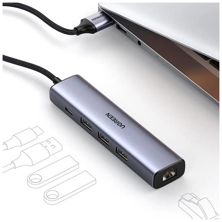Ugreen 5in1 Adapter (USB-A, 5 Porti)