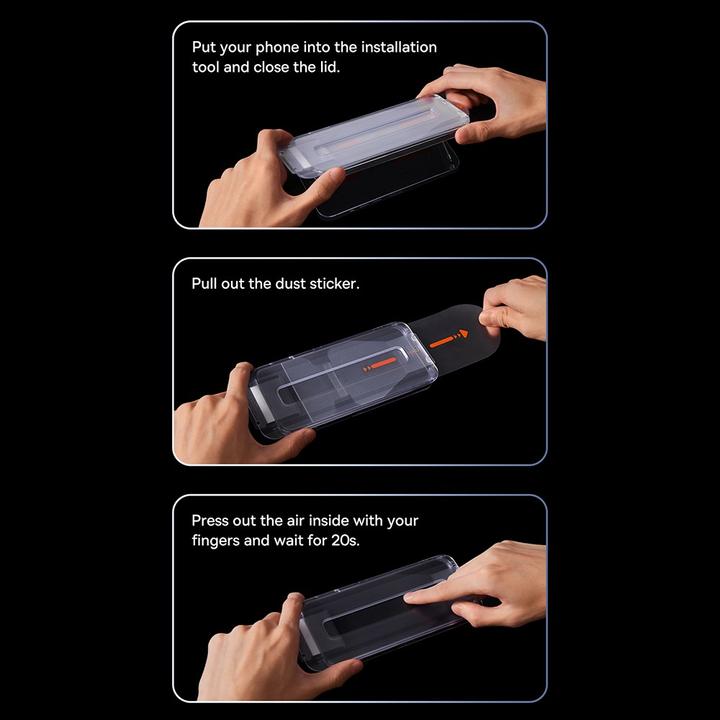 Produktbild Baseus Panzerglas mit Sichtschutz (1 Stück, Apple iPhone 15)