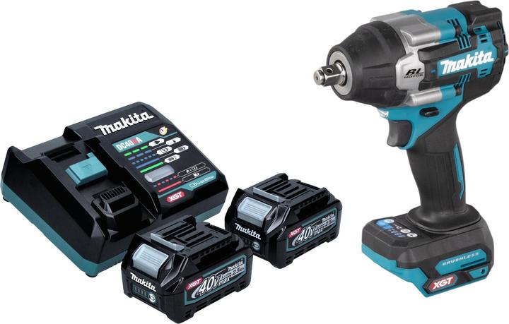 Produktbild Makita TW 007 GD201 Akku Schlagschrauber 40 V max. 760 Nm 1/2" Brushless + 2x Akku 2,5 Ah + (Akkubetrieb)