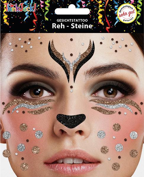 Actual product image Sombo Tatouage du visage Cerf