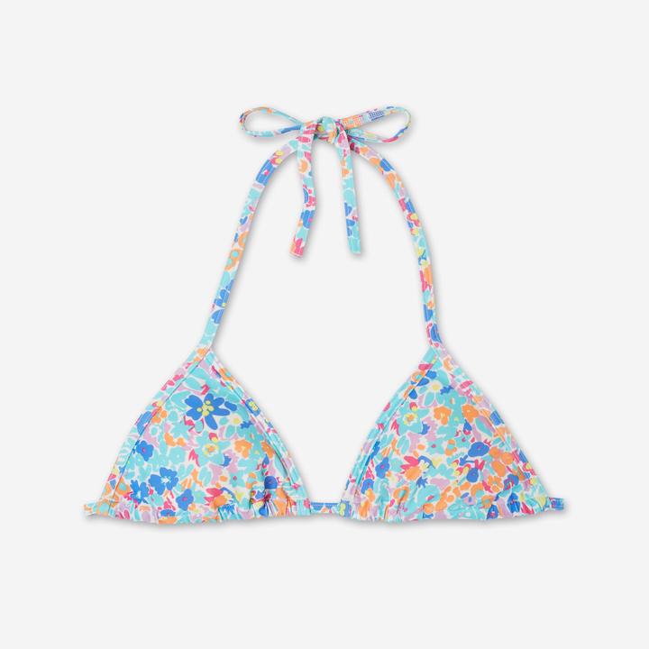 Produktbild Olaian Bikini-Oberteil Damen Triangel geblümt Surfen Mae Prairie mehrfarbig (46)