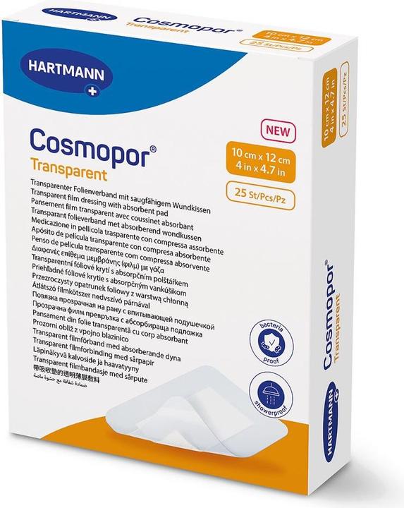 Actual product image Cosmopor transparent 10x12cm sterile 25 pcs (25 x)