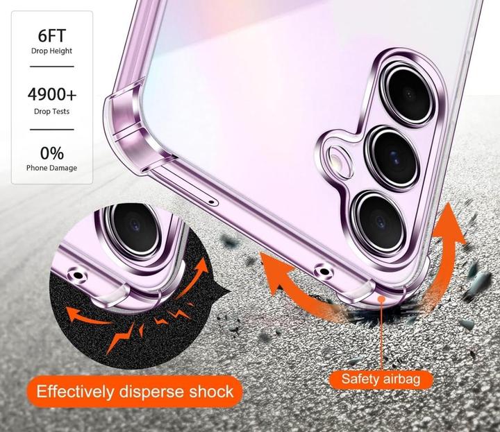 Image du produit Screenguard Crystal Soft Airbag Bumper (Samsung Galaxy A55)
