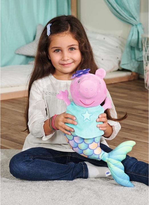 Actual product image Simba Peppa Pig plush mermaid Peppa (30 cm)