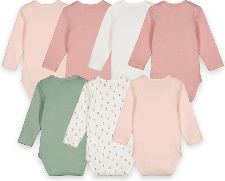 Image du produit La Redoute Collections Lot de 7 bodies manches longues (86)