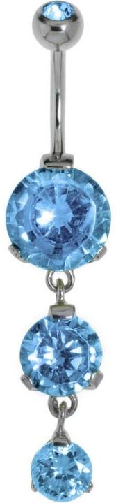 Bijouteria Bauchpiercing (Edelstahl, Messing, Kristall)