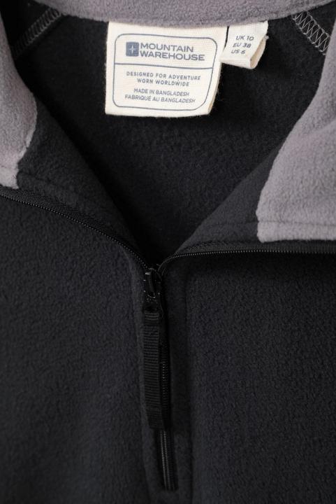 Actual product image Mountain Warehouse Womens/Ladies Montana Half Zip Fleece Top (36 D)