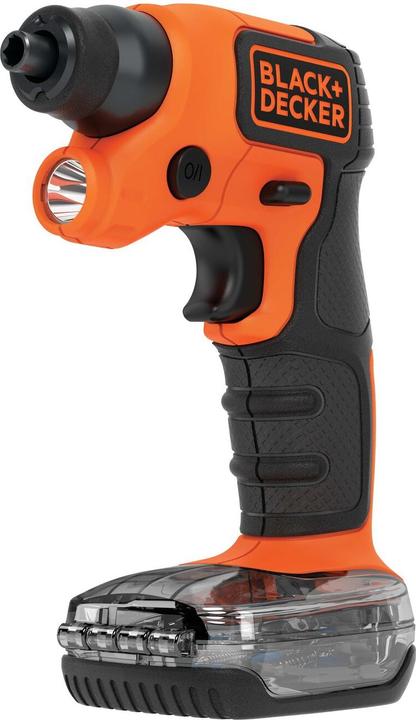Actual product image Black & Decker Cordless screwdriver (Rechargeable battery operated)