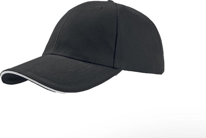 Actual product image Atlantis Liberty Baseball Cap With 6 Brushed Cotton Panels (One size)