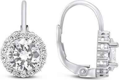 Image du produit Brilio Silver - Charmants boucles d'oreilles en argent avec zircons EA126W